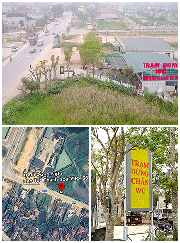 Trạm dừng wc, tram dung nghi cao toc Thanh Hoa, Trạm dừng nghỉ cao tốc Thanh Hóa